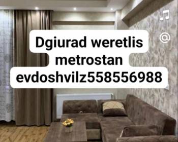 დღიურად ბინა წერეთლის მეტროსთან ევდოშვილზე უფასო პარკინგი