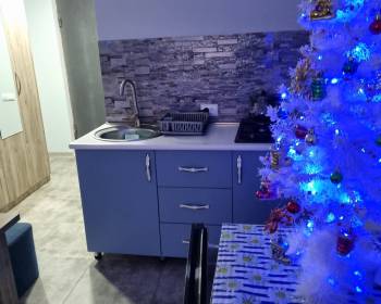 ქირავდება სტუდიოს ტიპის ბინა ყველა საჭირო ნივთითა და ინვენტარით