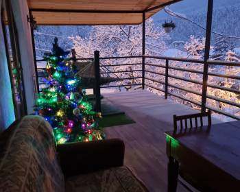 ქირავდება ორ ოთახიანი აპარტამენტი აივნითა და მთის პანორამული ხედით