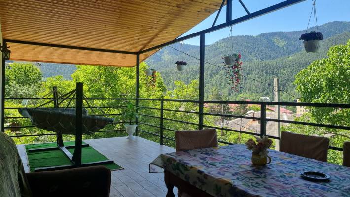 ფოტო 4: ქირავდება აივნიანი ბინა მთის პანორამული ხედით