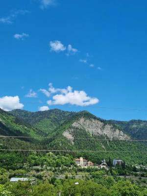 ფოტო 11: ქირავდება აივნიანი ბინა მთის პანორამული ხედით