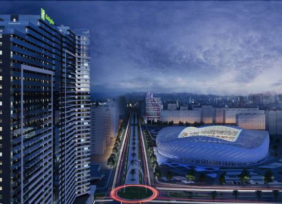 ფოტო 2: Blu  Sky Tower -ში ქირავდება ახალგარემონტებული ბინა დღიურად ტელ : 555906752