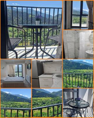 ფოტო 1: ქირავდება ახალი გარემონტებული ბინა აივნით და ლამაზი ხედებით